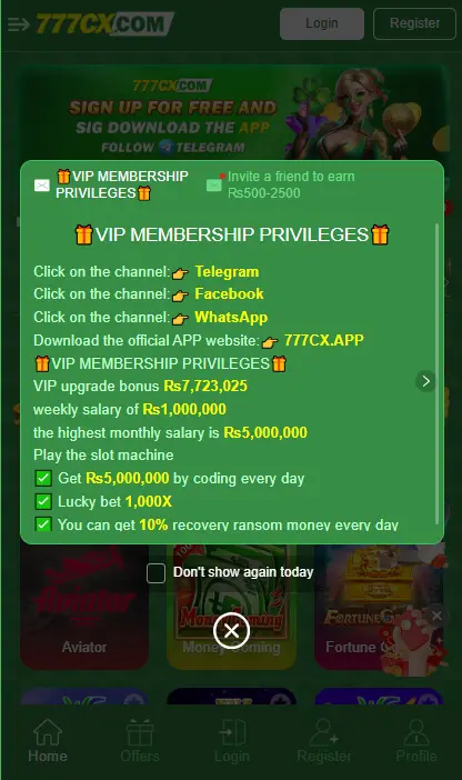 777cx Game App